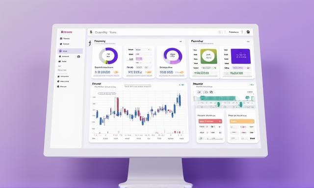 AI trading dashboard showing fabric market fluctuations